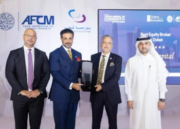 "BHM Capital" Secures "Best Equity Broker in Dubai" Award at the 2024 Arab Federation of Capital Markets Conference